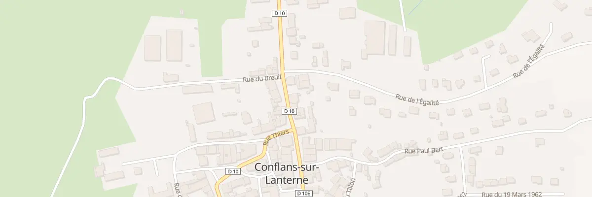 Plan du 5 Rue Gambetta à Conflans-sur-Lanterne