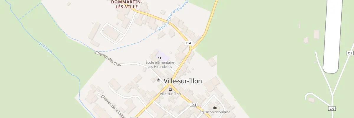 Plan du 6 Rue de la 2eme Division Blinde à Ville-sur-Illon
