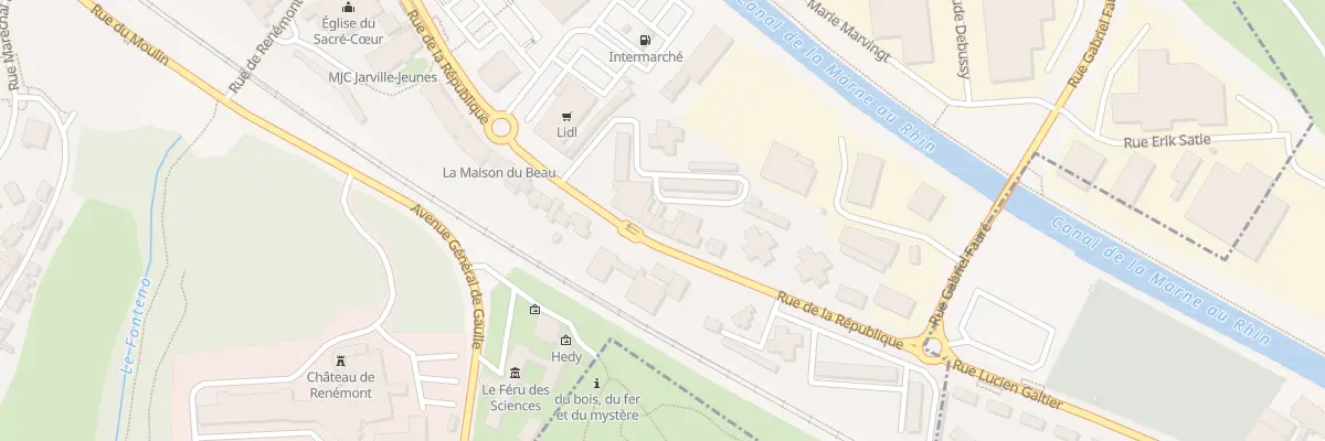 Plan du 129 Rue de la République à Jarville-la-Malgrange