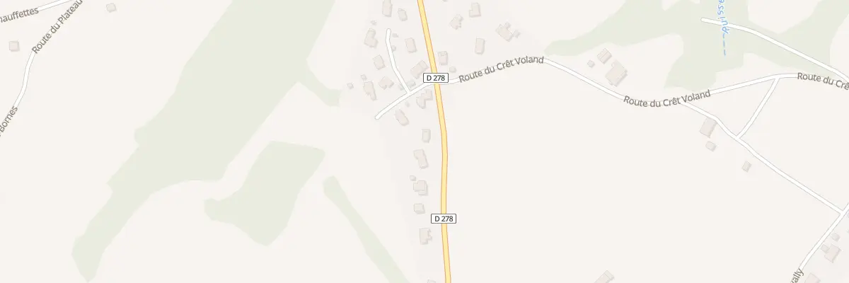 Plan du 598 Rte de chez le Magnin à Arbusigny