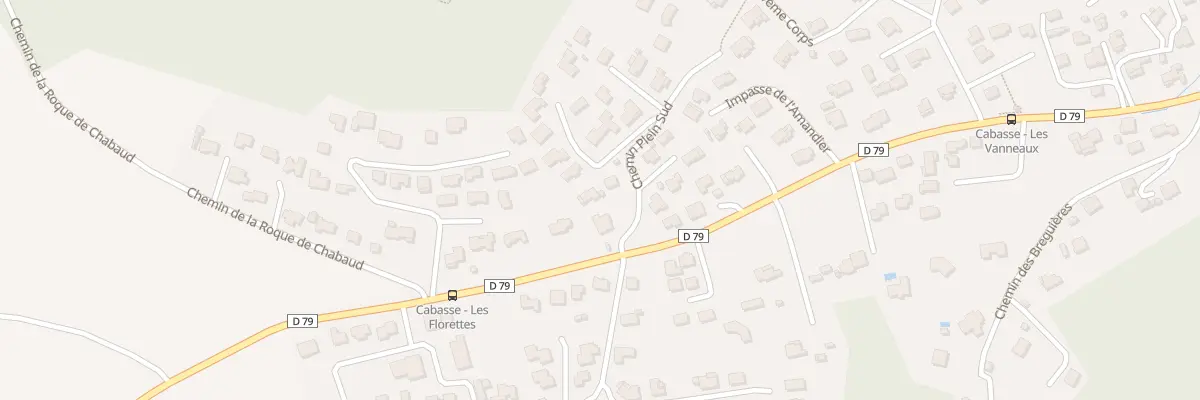 Plan du 1 Rte de Brignoles à Cabasse