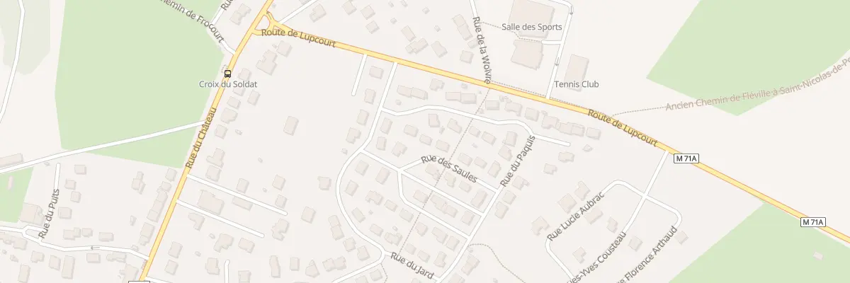 Plan du 5 Rue des Saules à Fléville-devant-Nancy