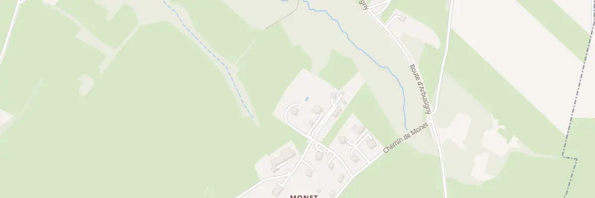 Plan du 256 Rte de Monet à La Muraz