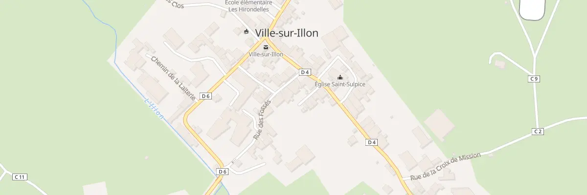 Plan du 5 Rue des Fosses à Ville-sur-Illon
