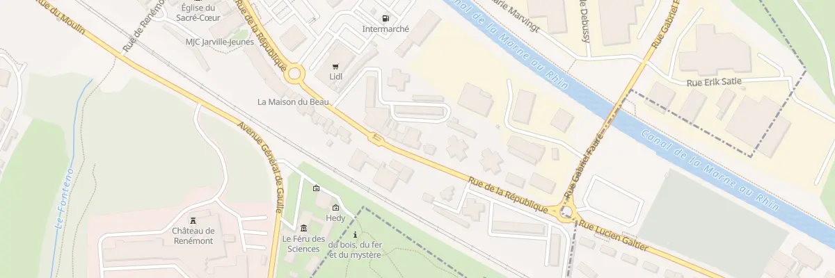 Plan du 133 Rue de la République à Jarville-la-Malgrange