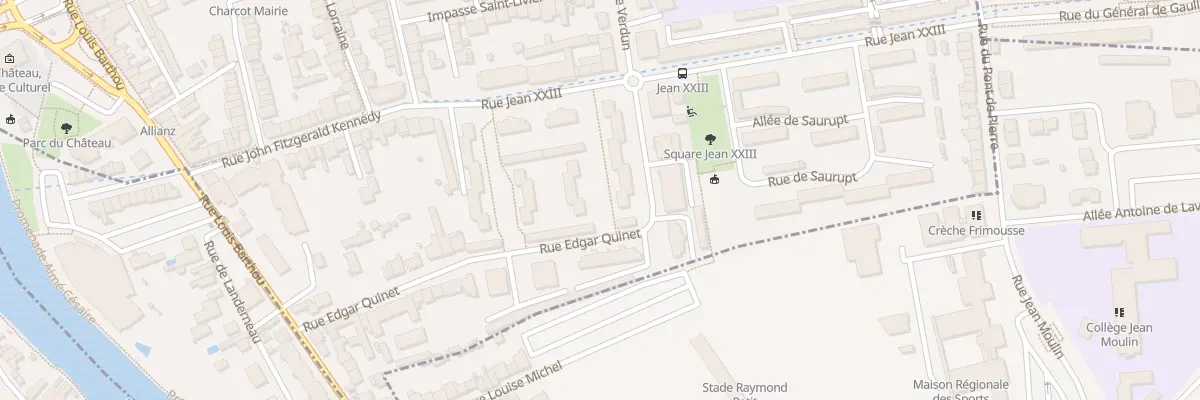 Plan du 9001 Haut Rivage Rue Jean 23 à Saint-Max