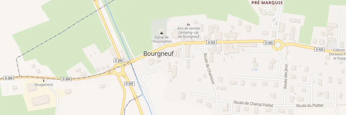 Plan du 136 Rte de la Maurienne à Bourgneuf