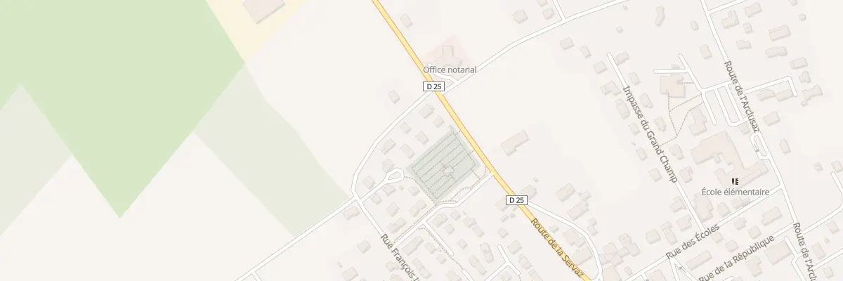 Plan du 273 Rte de la Servaz à Chamoux-sur-Gelon