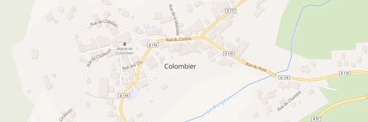 Plan du 10 Rue du Centre à Colombier