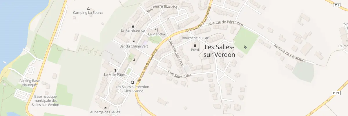 Plan du 5177 Bocouenne aux Salles-sur-Verdon