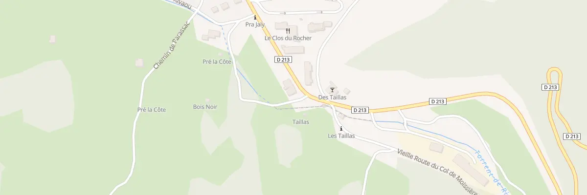 Plan du 654 Rte des Taillas à Ancelle