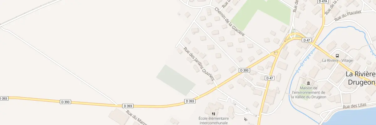 Plan du 4 Rue des Jardins Ouvriers à La Rivière-Drugeon