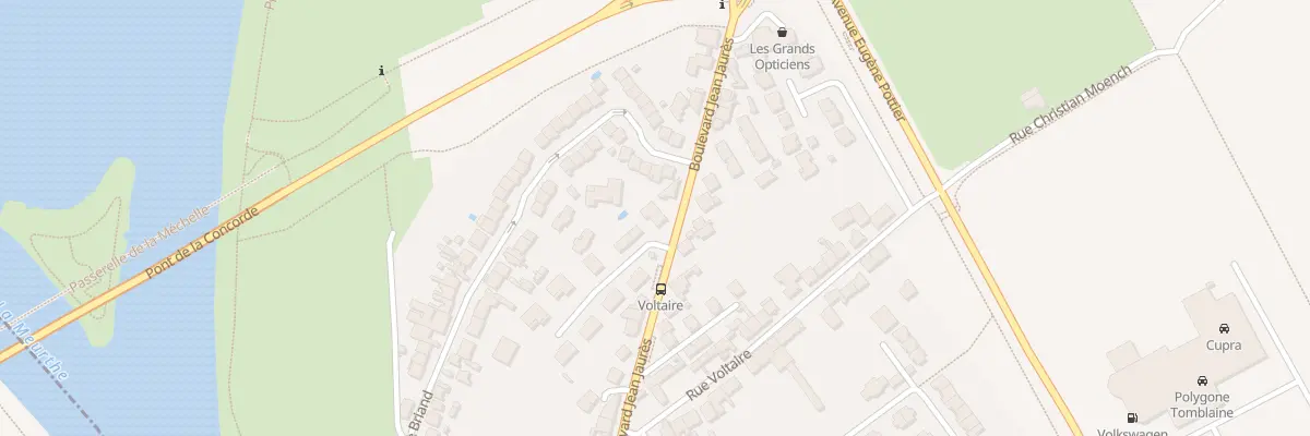 Plan du 55 Bd Jean Jaures à Tomblaine