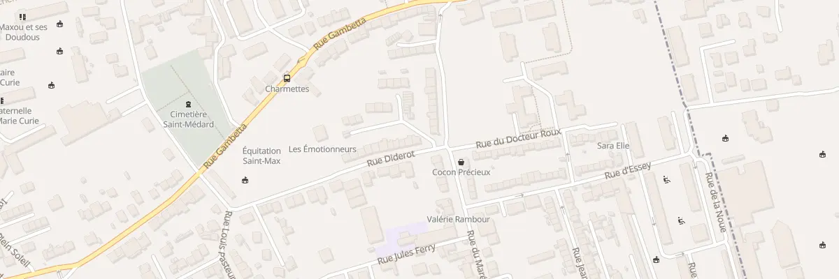 Plan du 23 Rue Diderot à Saint-Max