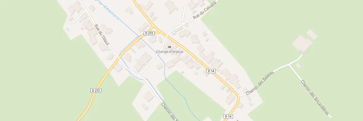 Plan du 6 Rue de la Cornée à Anjeux