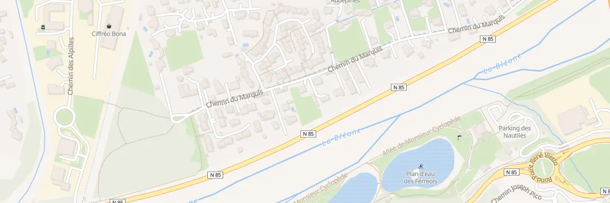 Plan du 23 Che du Marquis à Digne-les-Bains