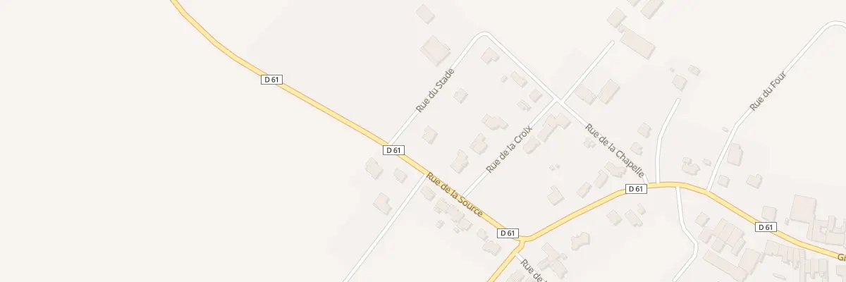 Plan du 1 Rue du Stade à Benney