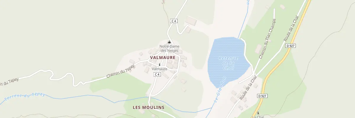 Plan du 5255 Valmaure à Saint-Colomban-des-Villards