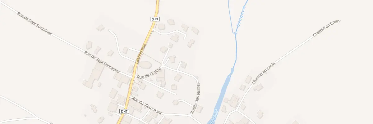 Plan du 5 Rue de l’Eglise à Bouverans