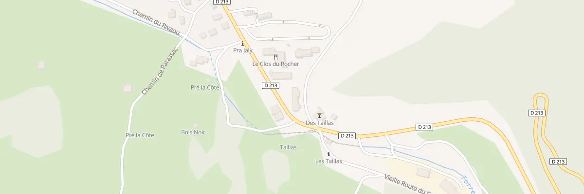 Plan du 577 Rte des Taillas à Ancelle