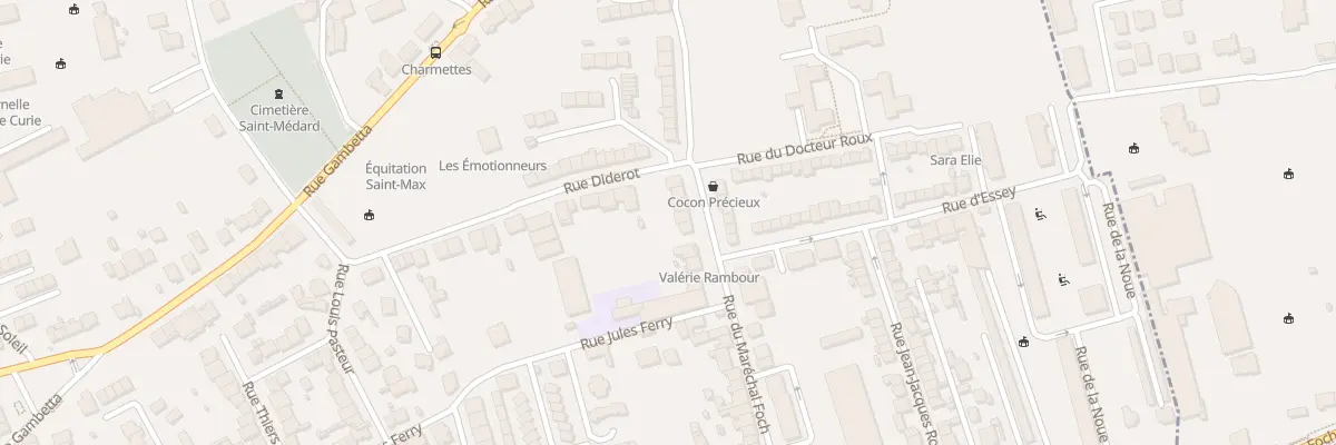 Plan du 65 Rue Marechal Foch à Saint-Max