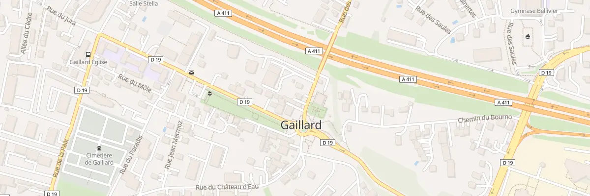 Plan du 50 Rue des Vignes à Gaillard