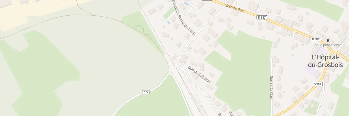 Plan du 7 Rue du Sabotier à L’Hôpital-du-Grosbois