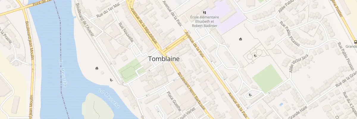 Plan du 5 Bd Henri Barbusse à Tomblaine