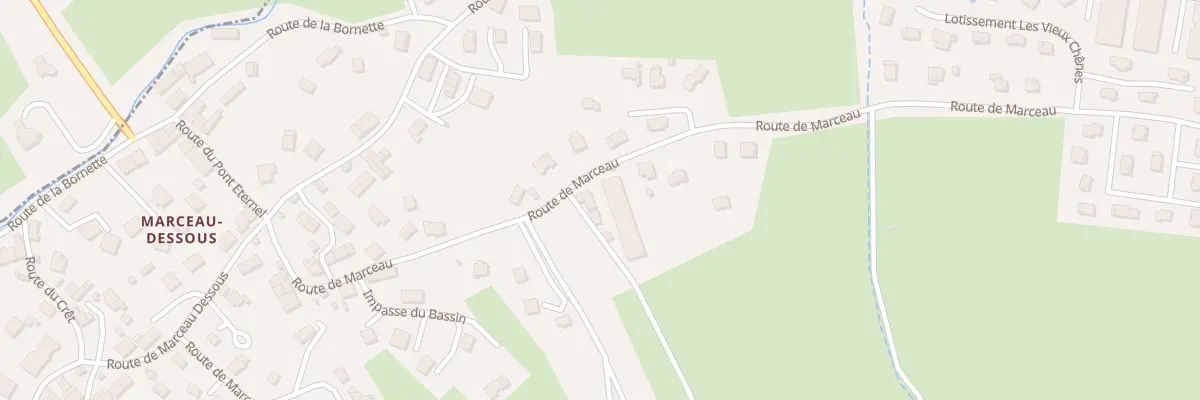 Plan du 677 Rte de la Beccaz à Doussard