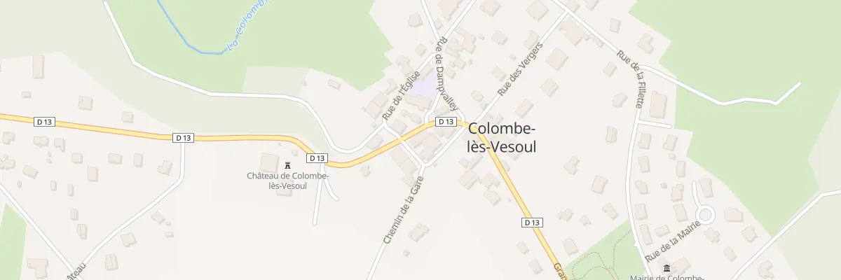 Plan du 38 Gr Grande Rue à Colombe-lès-Vesoul