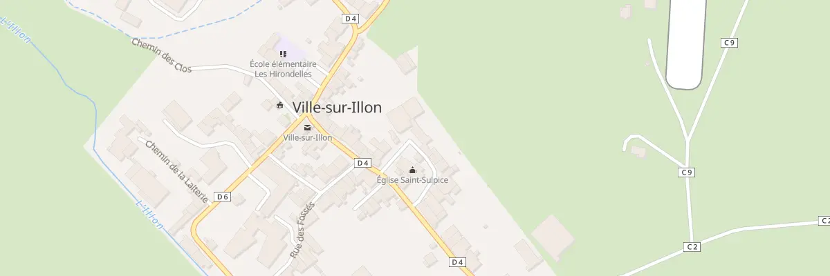 Plan du 12 Rue de la Bergerie à Ville-sur-Illon