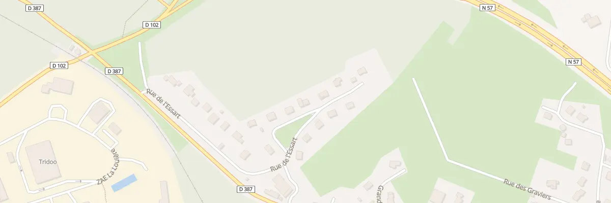Plan du 25 Rue de l’Essart à L’Hôpital-du-Grosbois