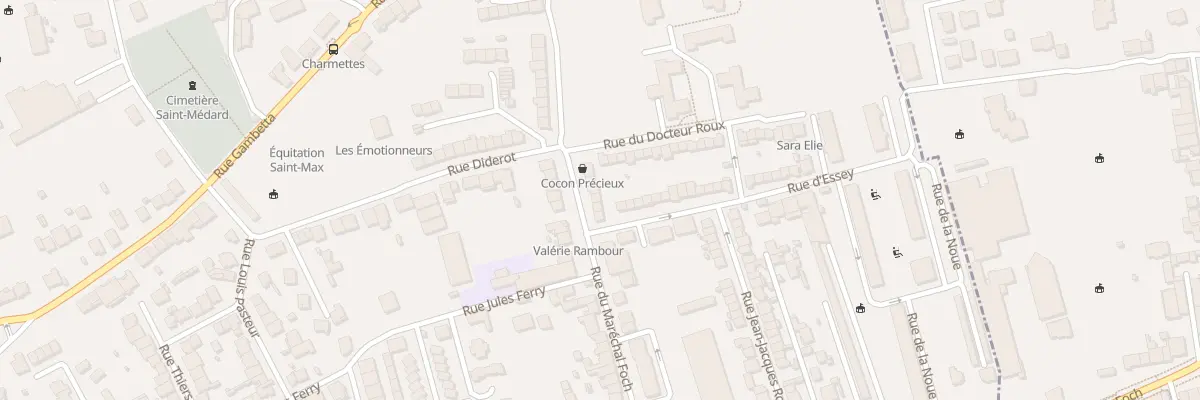 Plan du 62 Rue Marechal Foch à Saint-Max