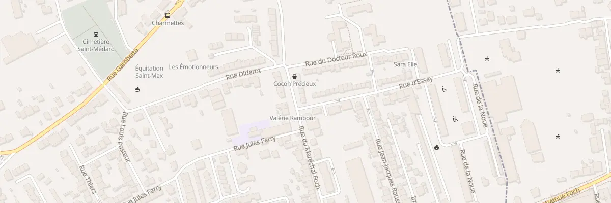 Plan du 58 Rue Marechal Foch à Saint-Max