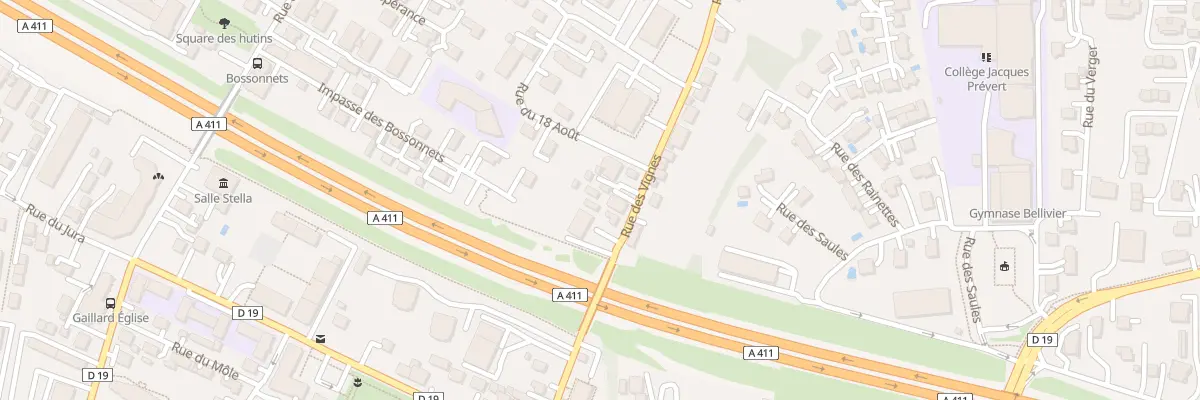 Plan du 36B Rue des Vignes à Gaillard