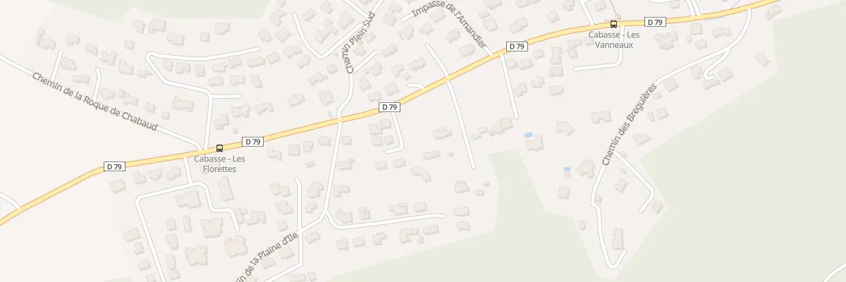 Plan du 82 Poirier de Mones à Cabasse