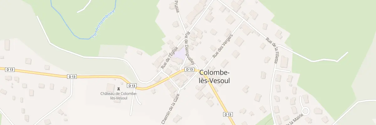 Plan du 27 Gr Grande Rue à Colombe-lès-Vesoul