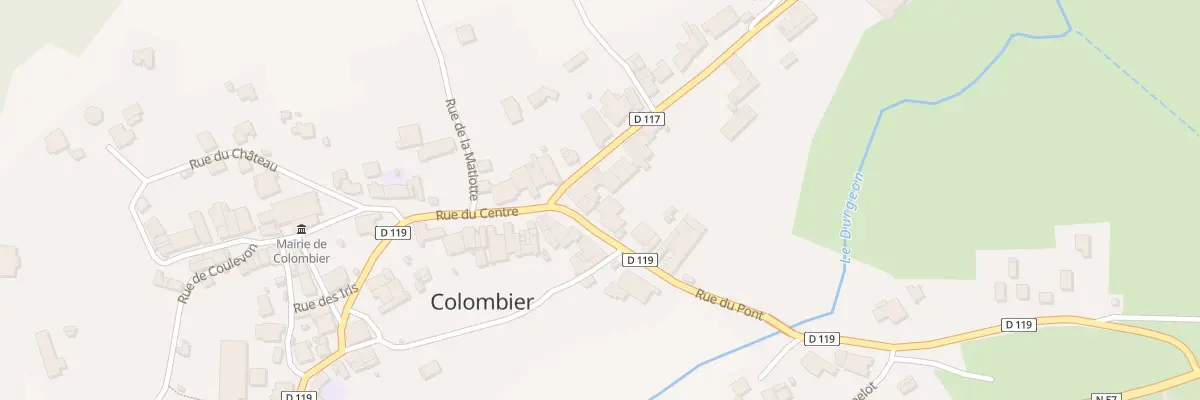 Plan du 3 Rue du Pont à Colombier