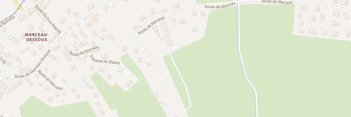 Plan du 677 Rte de Marceau à Doussard