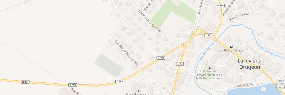 Plan du 3 Rue sur la Grange à La Rivière-Drugeon