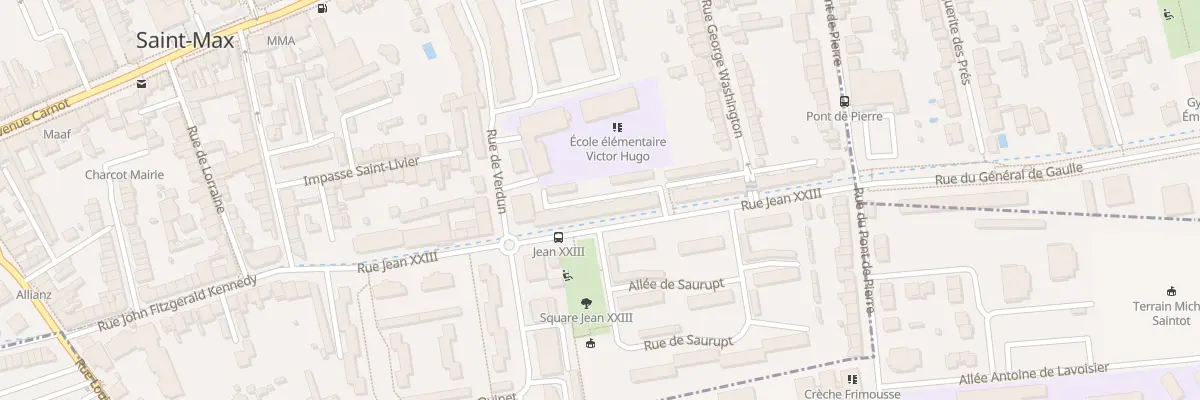 Plan du 27 Rue Jean XXIII à Saint-Max