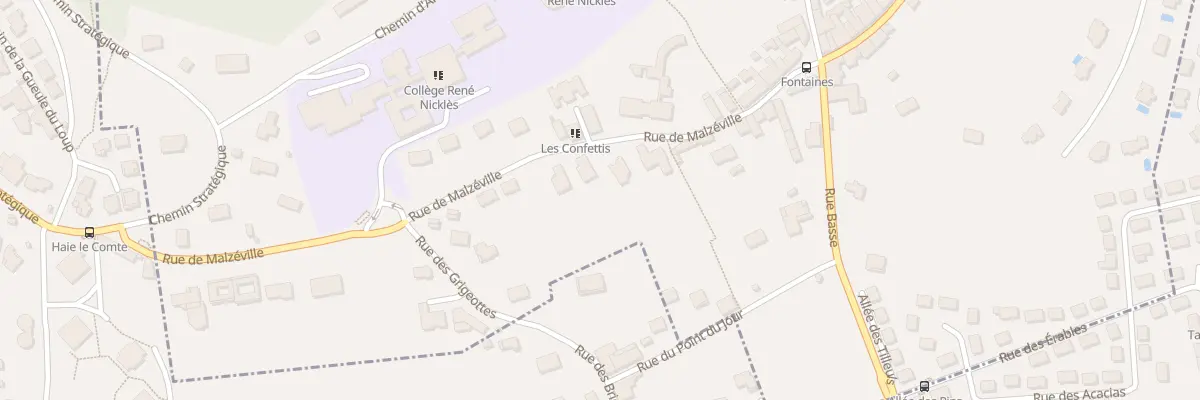 Plan du 21 Rue de Malzéville à Dommartemont