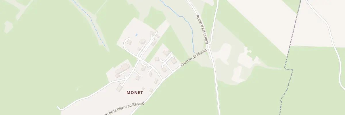 Plan du 114 Rte de Monet à La Muraz