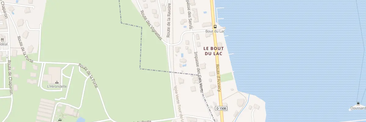 Plan du 175 Imp des Cols Verts à Doussard
