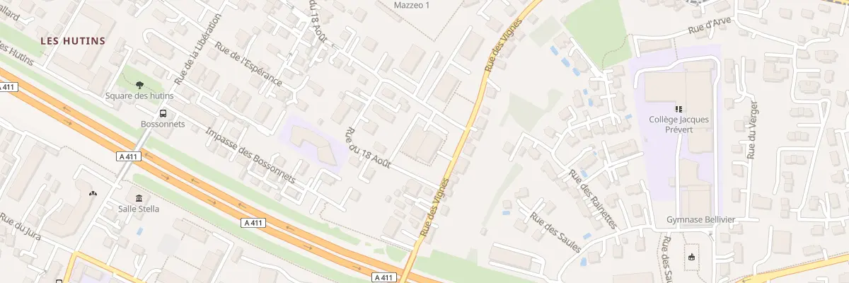Plan du 24 Rue des Vignes à Gaillard