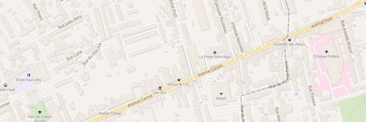 Plan du 7 Rue Marechal Foch à Saint-Max