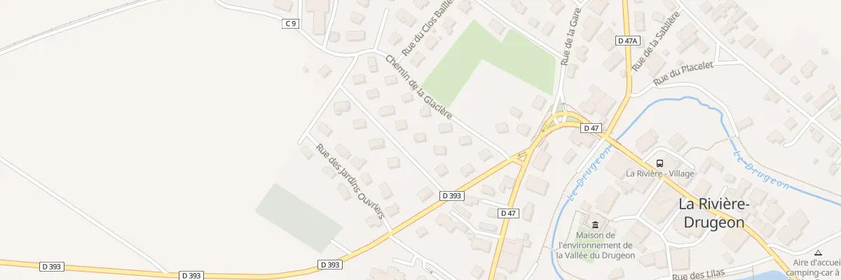 Plan du 6 Rue sur la Grange à La Rivière-Drugeon