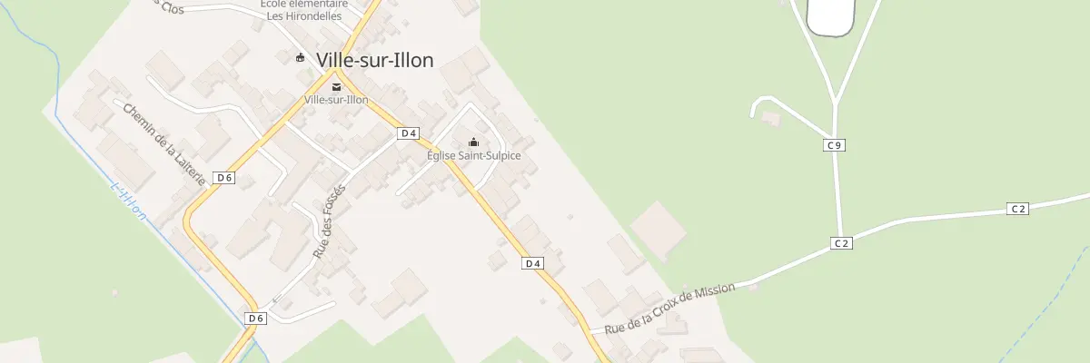 Plan du 6 Rue de la Bergerie à Ville-sur-Illon