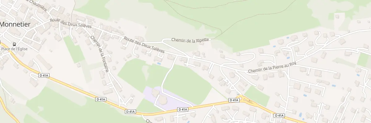 Plan du 201 Rte des 2 Saleves à Monnetier-Mornex