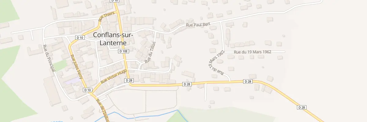 Plan du 20 Rue de la Cornée à Conflans-sur-Lanterne